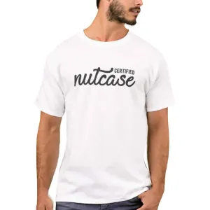 Nutcase Designer Round Neck Men's T-Shirt Wrinkle-Free Poly Cotton Tees - Certified