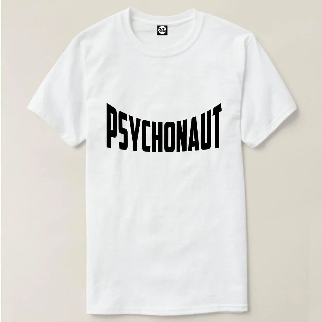Nutcase Designer Round Neck Men's T-Shirt Wrinkle-Free Poly Cotton Tees - Psychonaut
