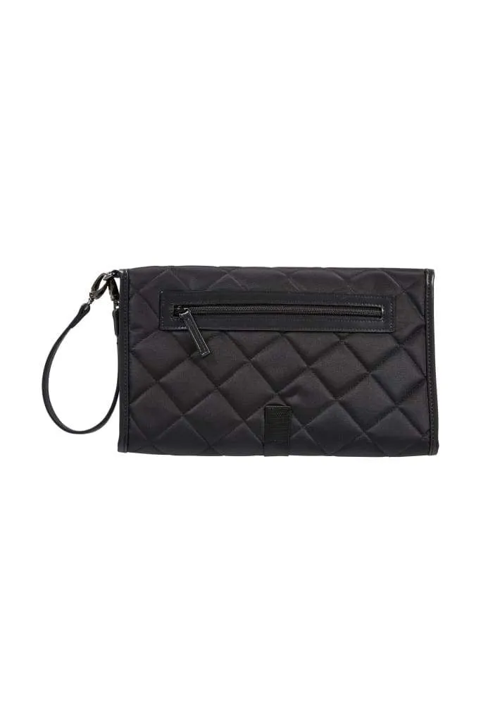OiOi Change Clutch - Black Quilt