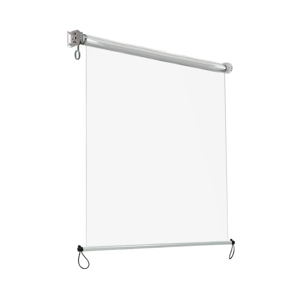 Outdoor Blind Roll Down Awning Canopy Shade Retractable Window 1.2x2.4M