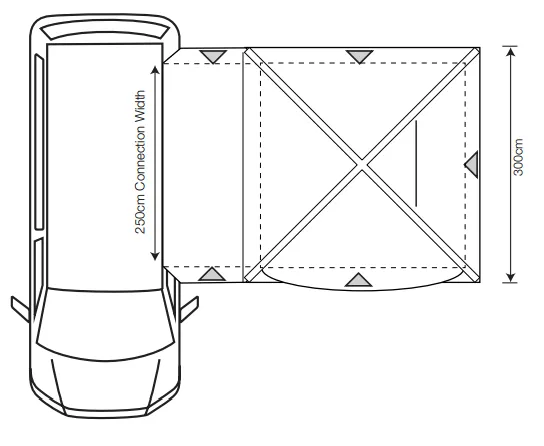 Outdoor Revolution Cayman FG HIGH Driveaway Awning