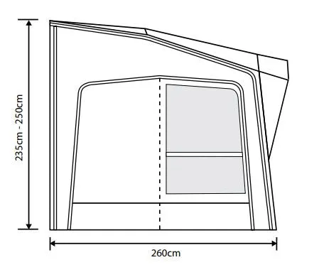 Outdoor Revolution Esprit Pro X 390 AIR Caravan Awning