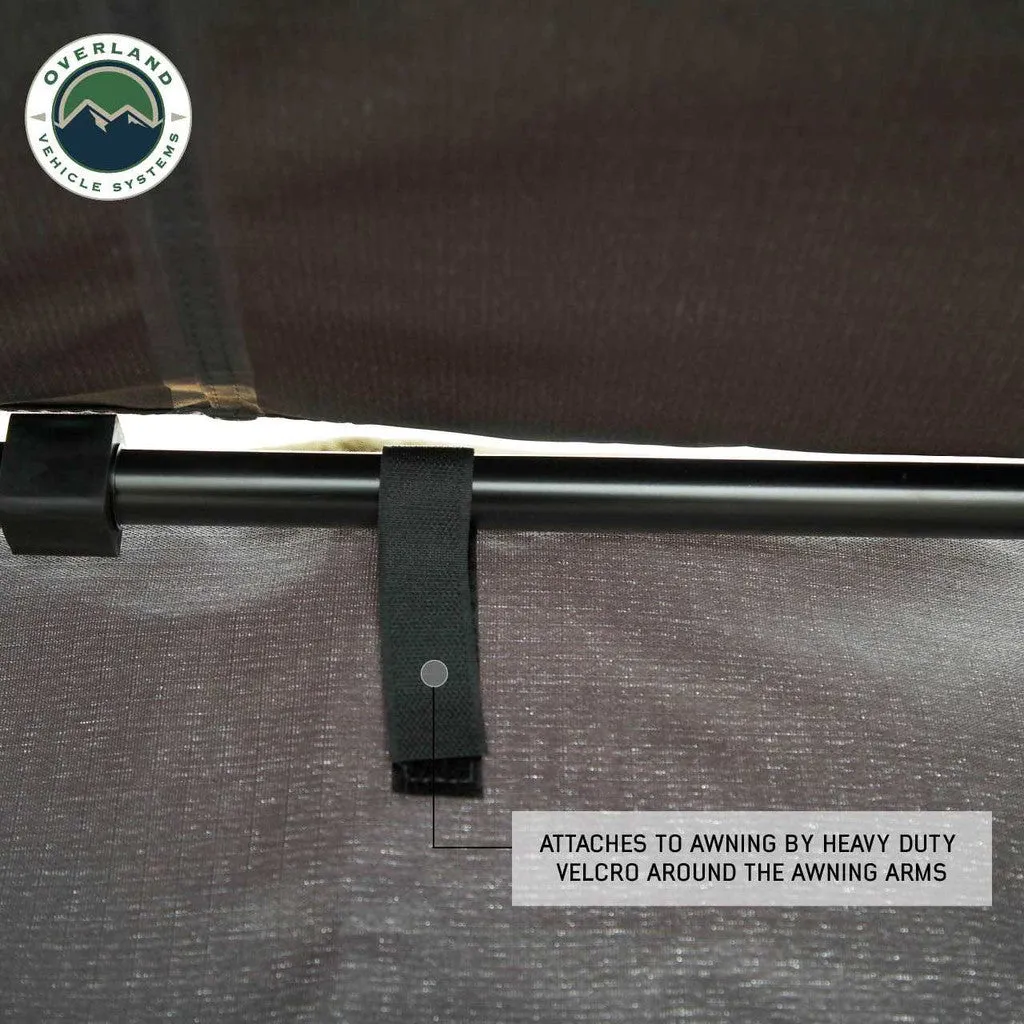 OVERLAND VEHICLE SYSTEMS | Nomadic 6.5’ Awning Side Shade Wall (18089910)