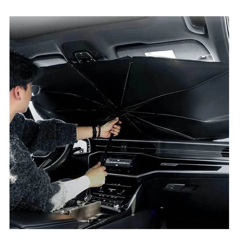 Portable Uv Rays Car Windshield Umbrella 246