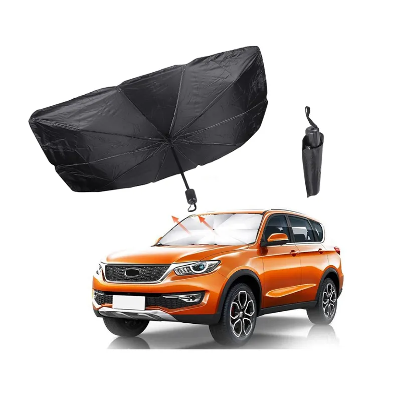 Portable Uv Rays Car Windshield Umbrella 246