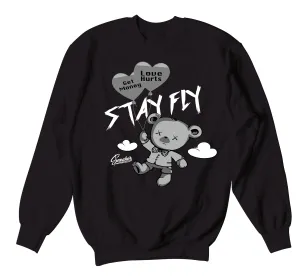 Retro 11 Cool Grey Money Over Love Sweater