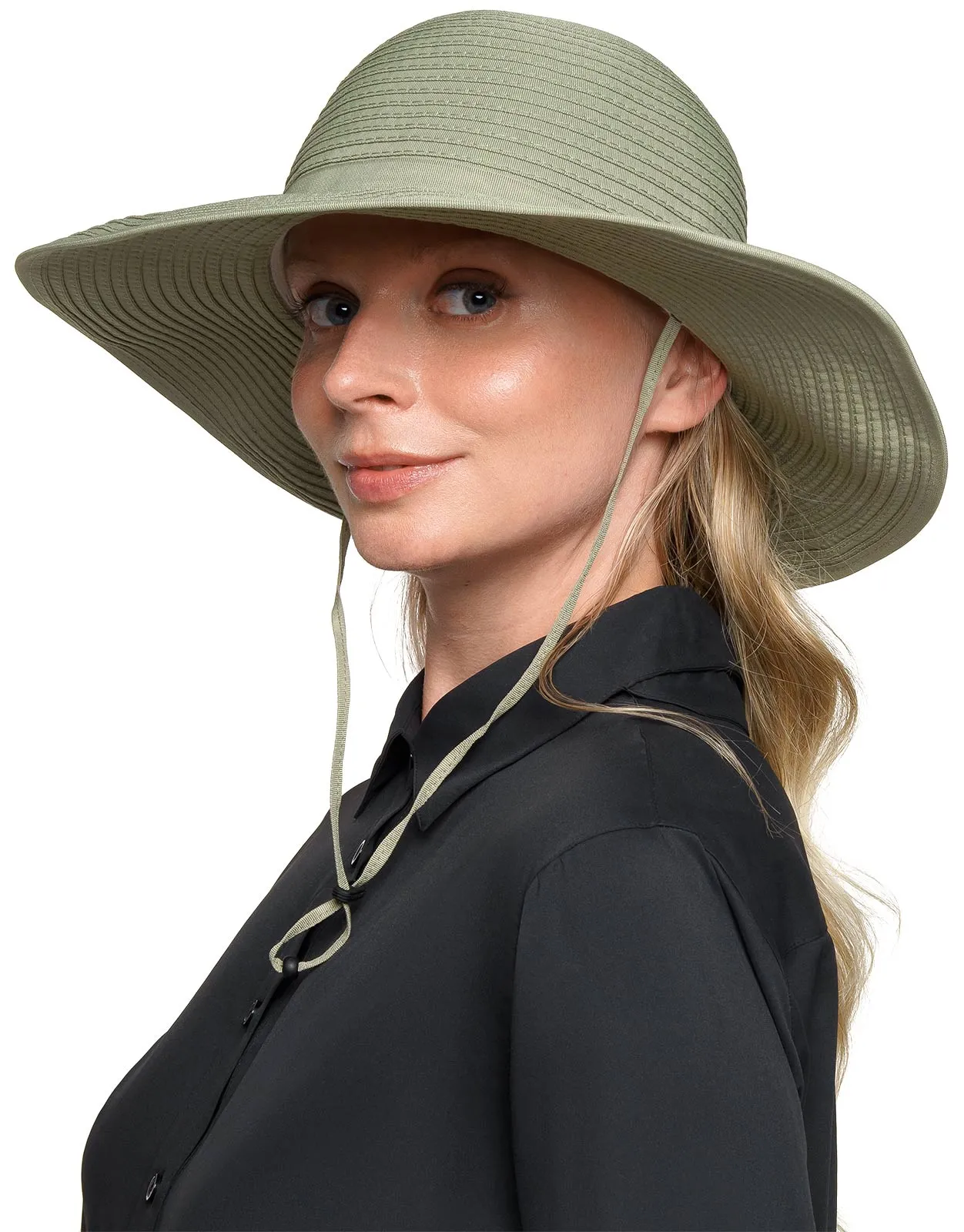 Shelly Shapeable Travel Sun Hat | Sage