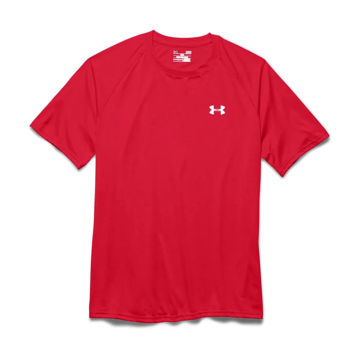 Under Armour Men's Red/White Tech Short Sleeve T-Shirt