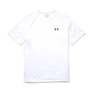 Under Armour Men's White/Black Tech Short Sleeve T-Shirt