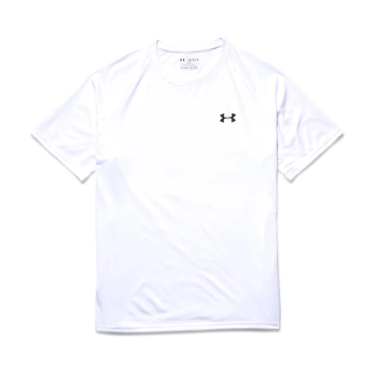 Under Armour Men's White/Black Tech Short Sleeve T-Shirt