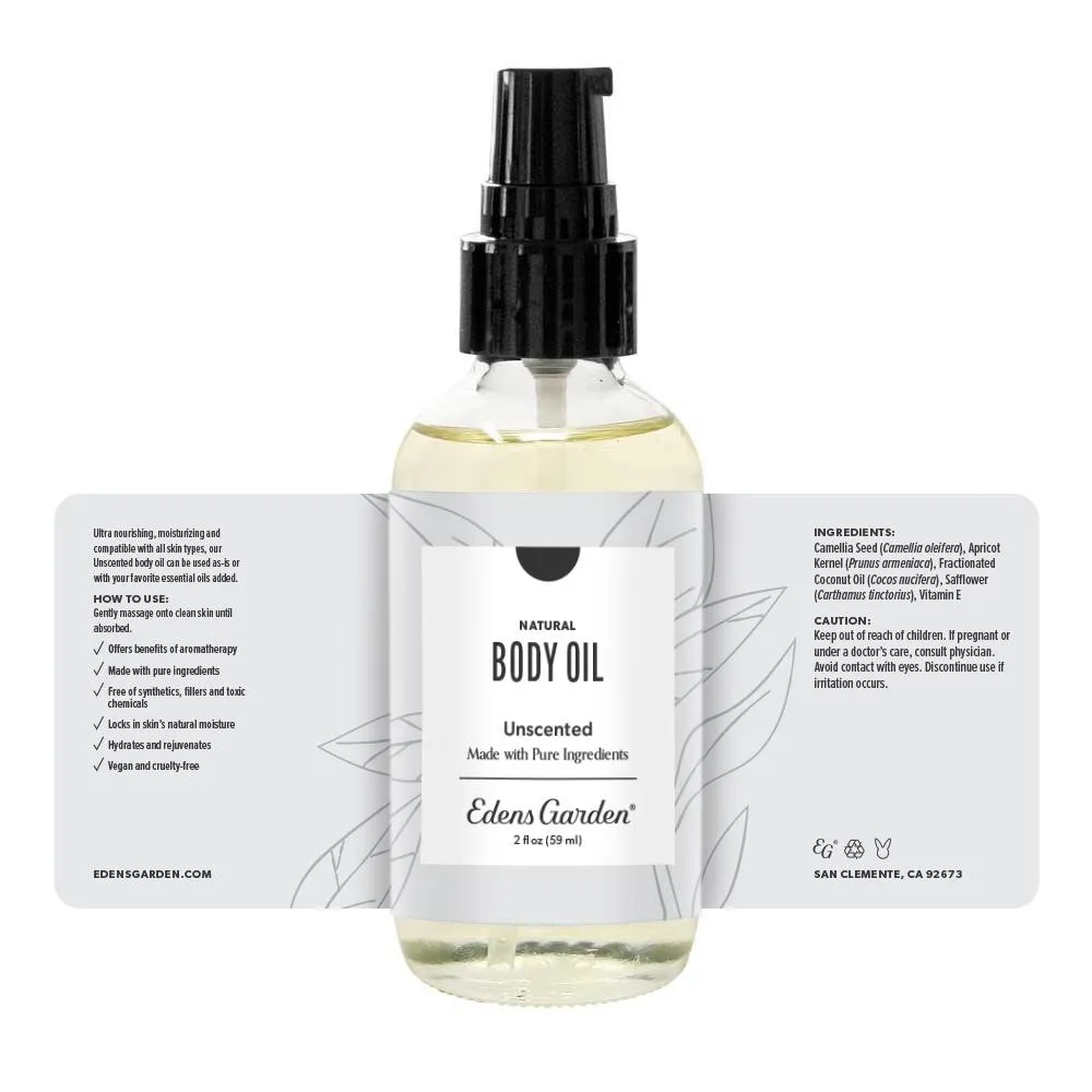 Unscented Body/ Massage Oil