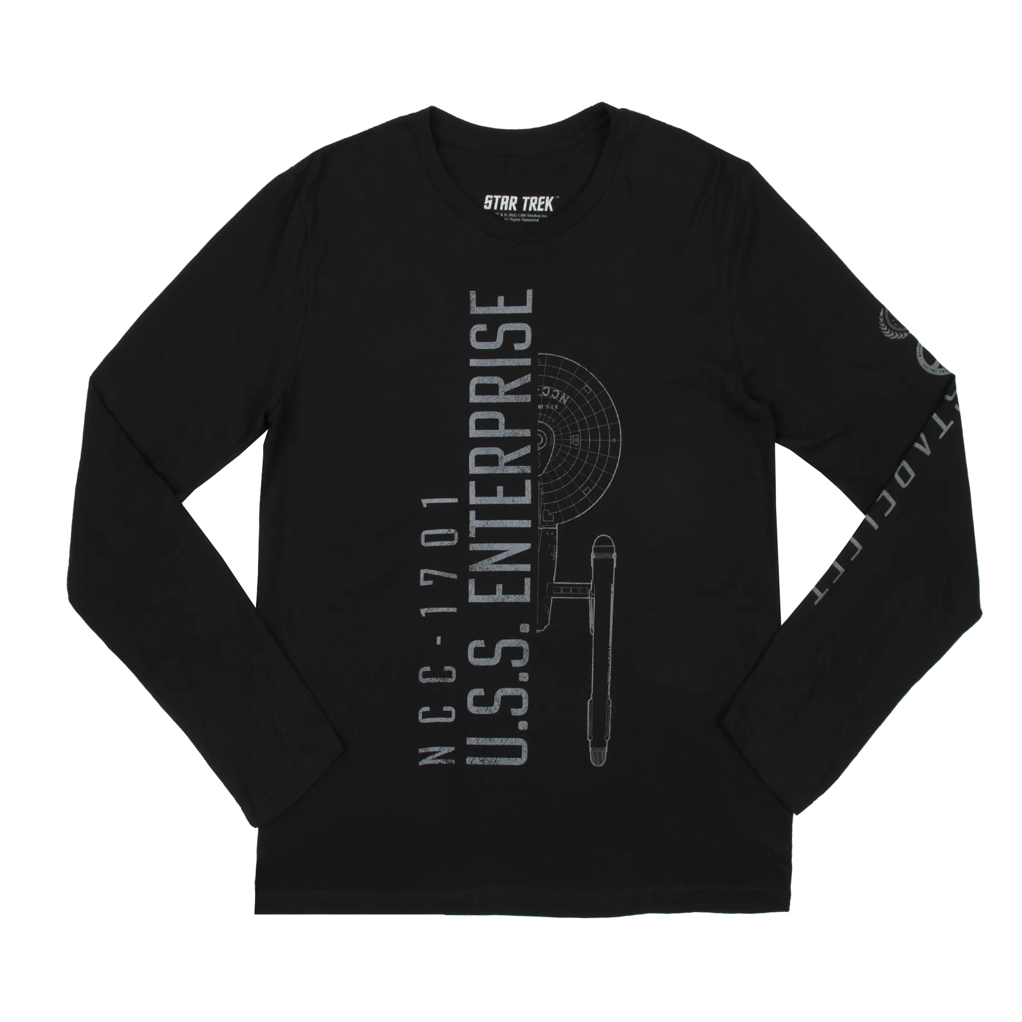 USS Enterprise NCC-1701 Starfleet Long Sleeve