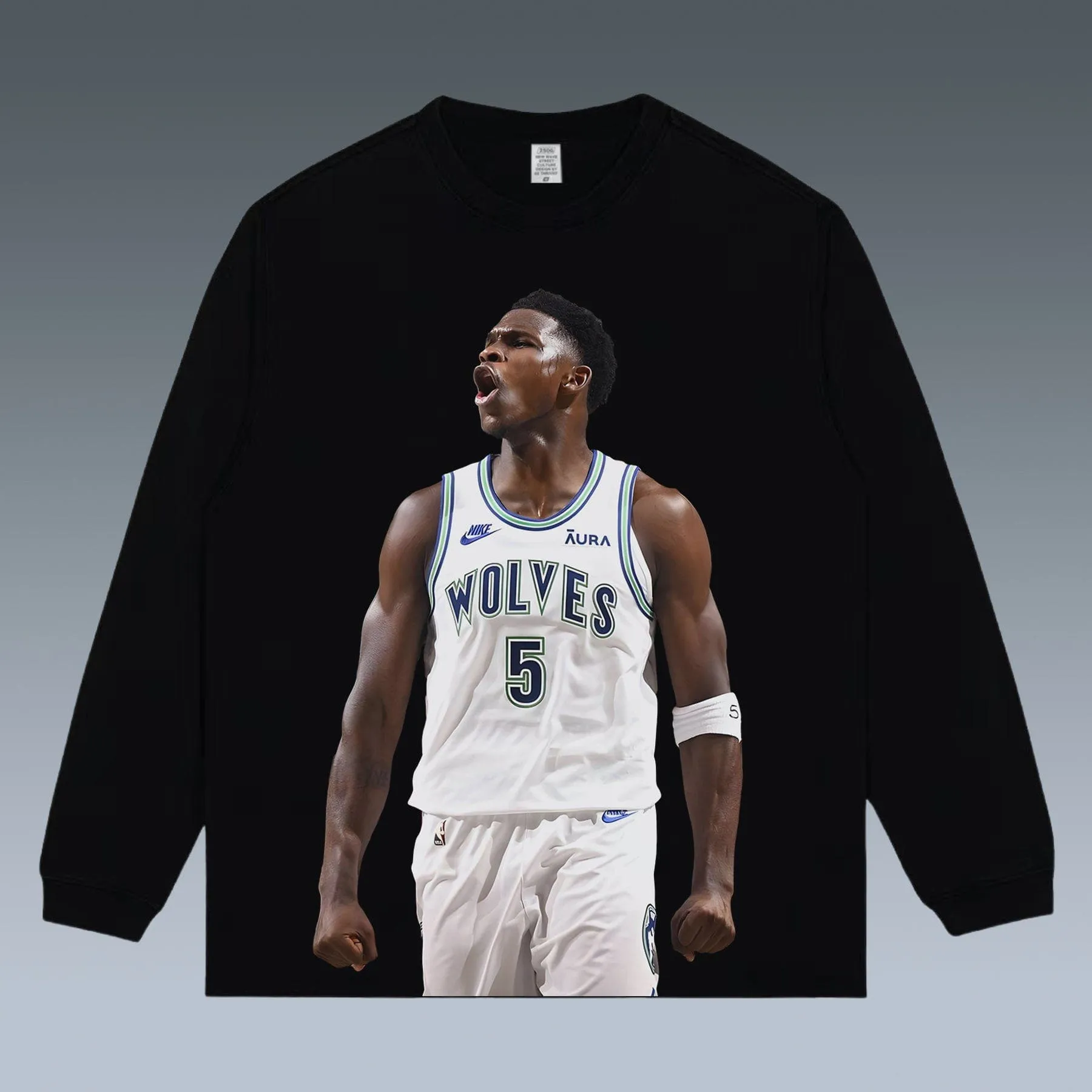 VINTAGE LONG SLEEVE TEE |  ANTHONY EDWARDS 4.24