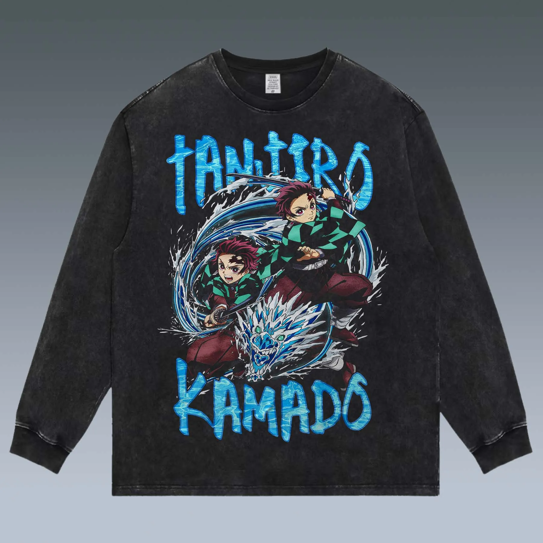 VINTAGE LONG SLEEVE TEE |  KAMADO TANJIRO