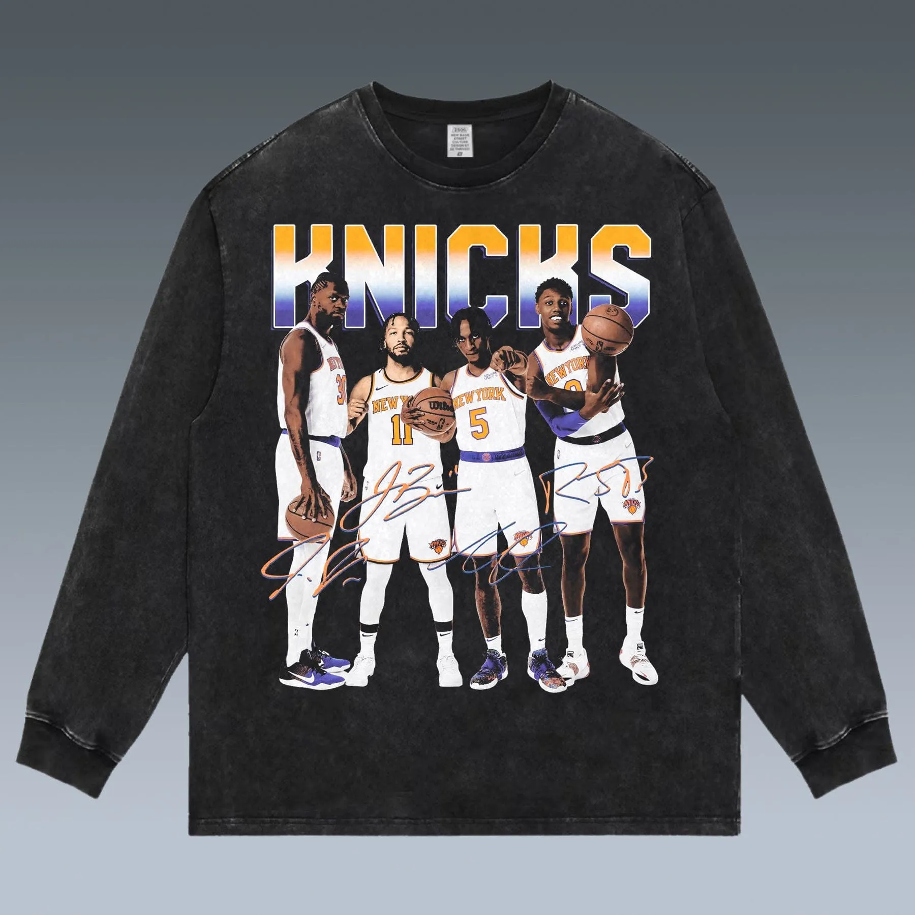 VINTAGE LONG SLEEVE TEE |  KNICKS