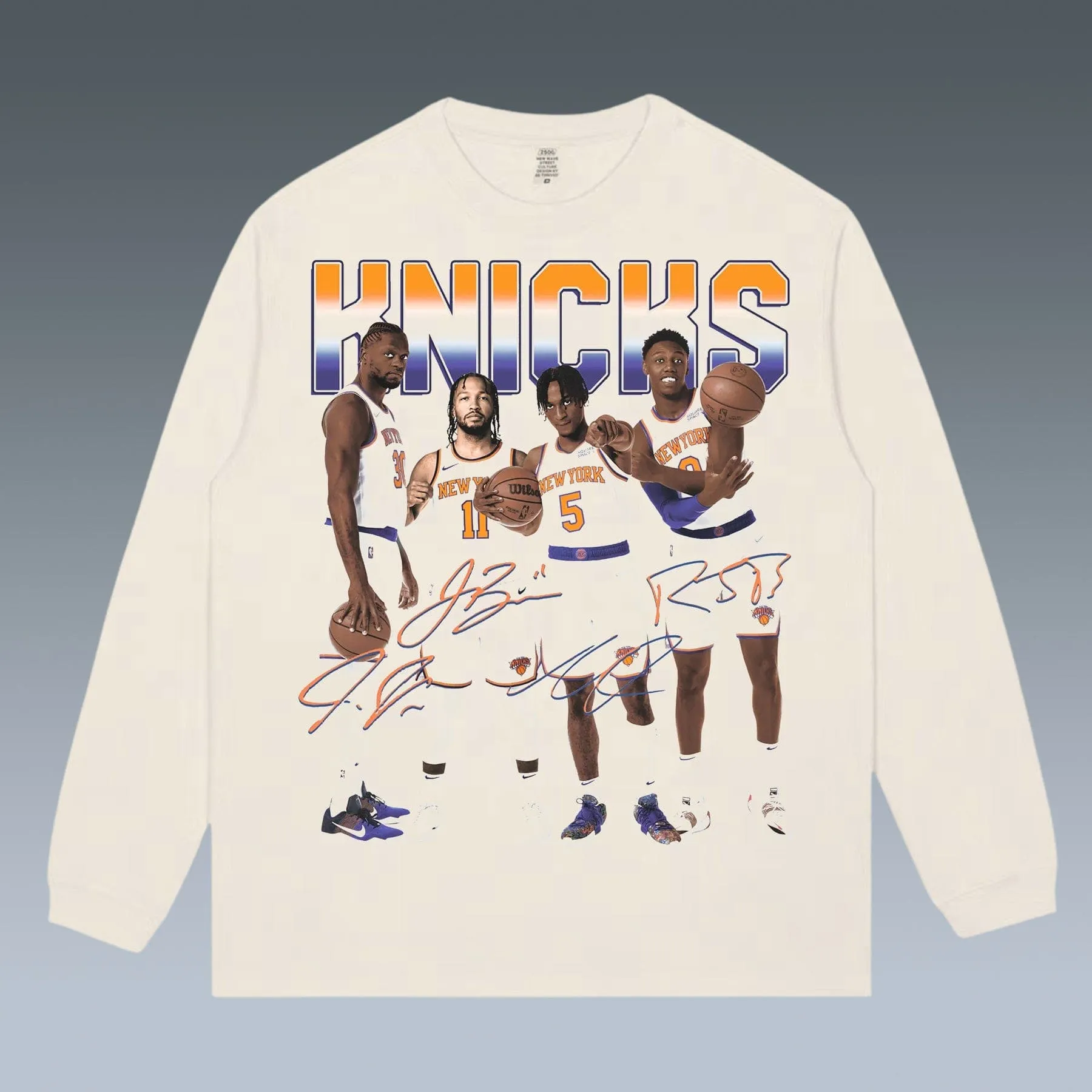 VINTAGE LONG SLEEVE TEE |  KNICKS
