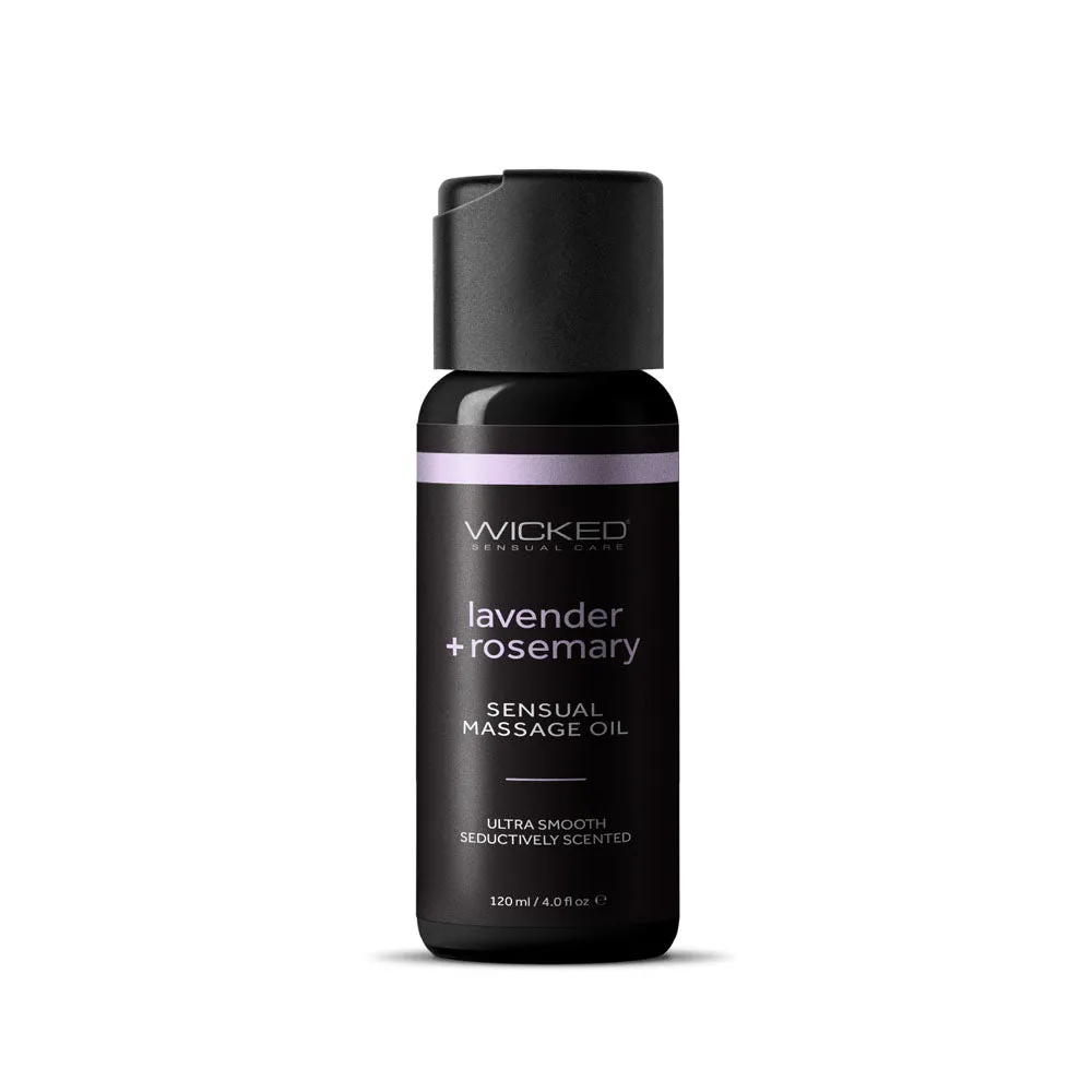 Wicked Sensual Massage Oil - Lavender   Rosemary