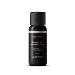 Wicked Sensual Massage Oil - Lavender   Rosemary