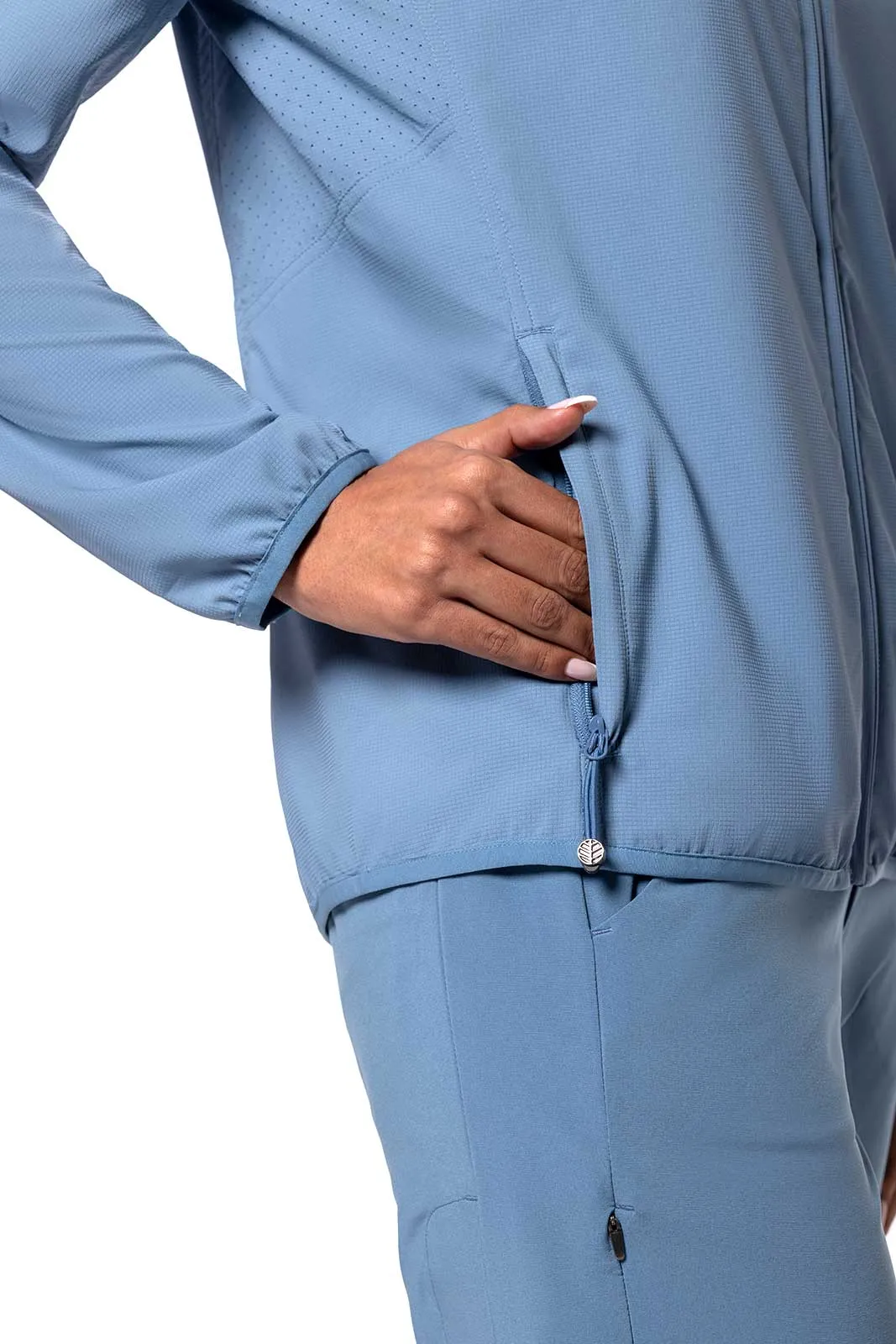Women's Arcadian Packable Sunblock Jacket | Blue Dusk
