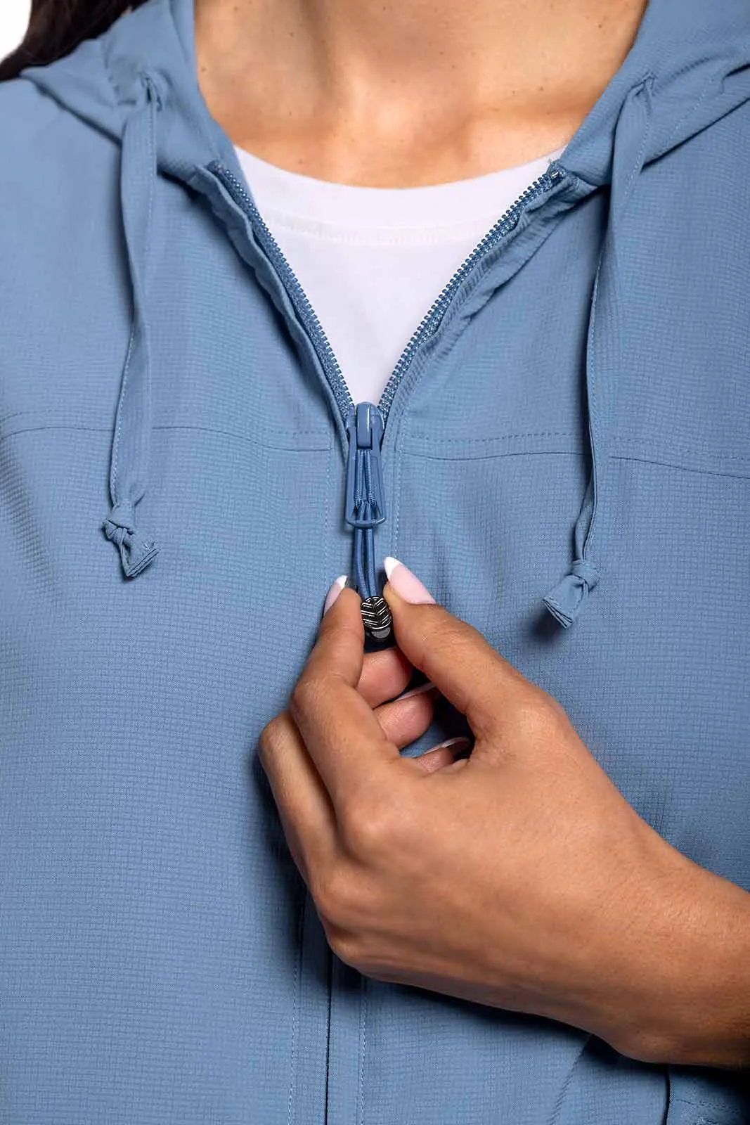 Women's Arcadian Packable Sunblock Jacket | Blue Dusk