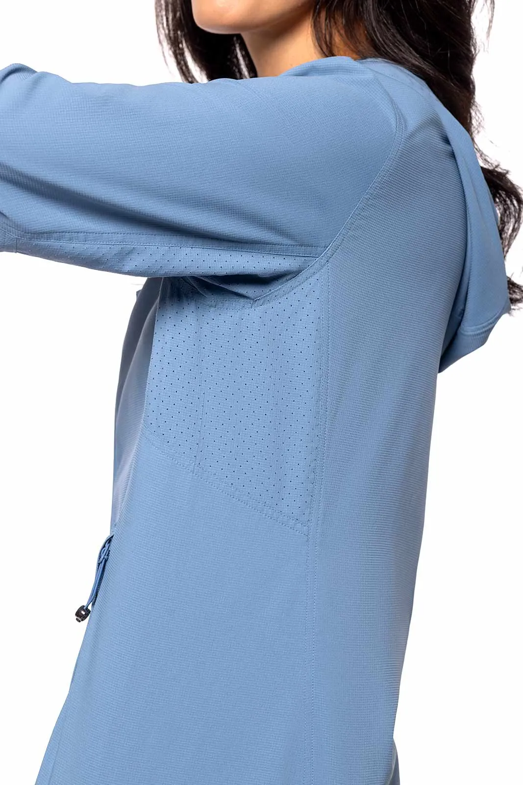Women's Arcadian Packable Sunblock Jacket | Blue Dusk