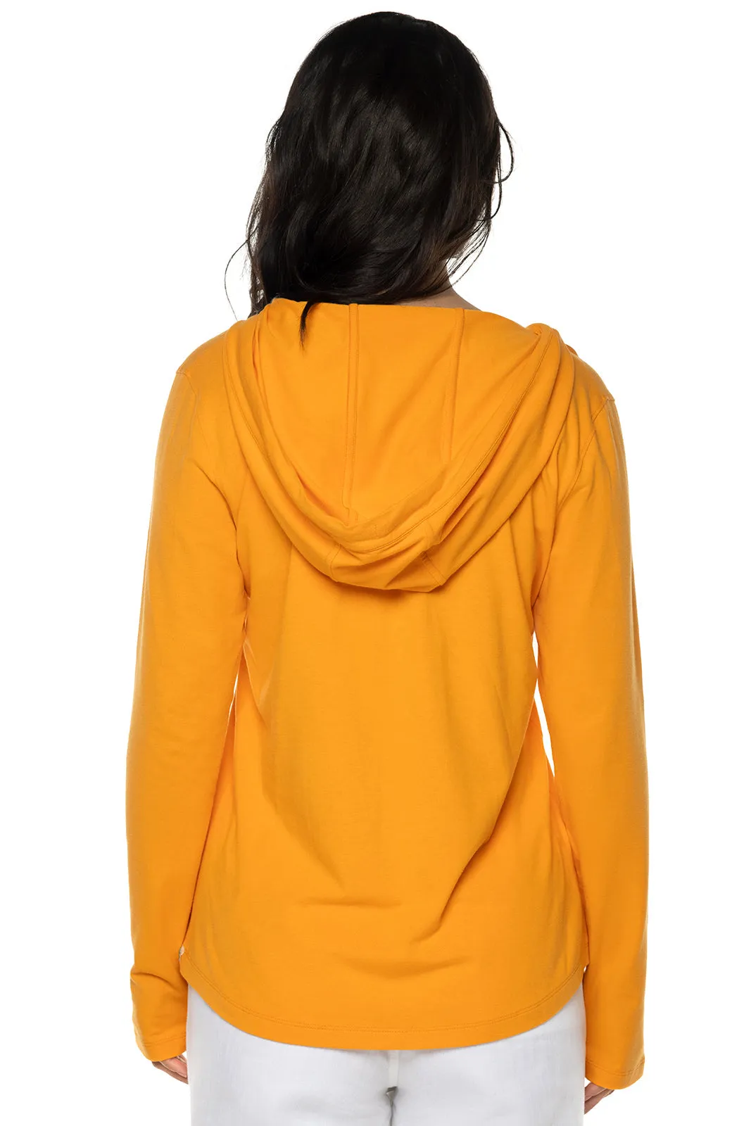 Women's Catalina Hoodie Tunic Top | Apricot Crush