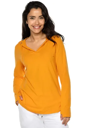 Women's Catalina Hoodie Tunic Top | Apricot Crush