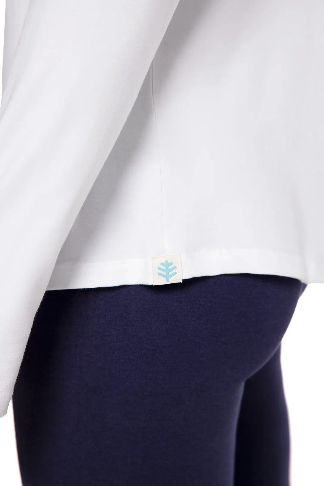 Women's Catalina Hoodie Tunic Top | White