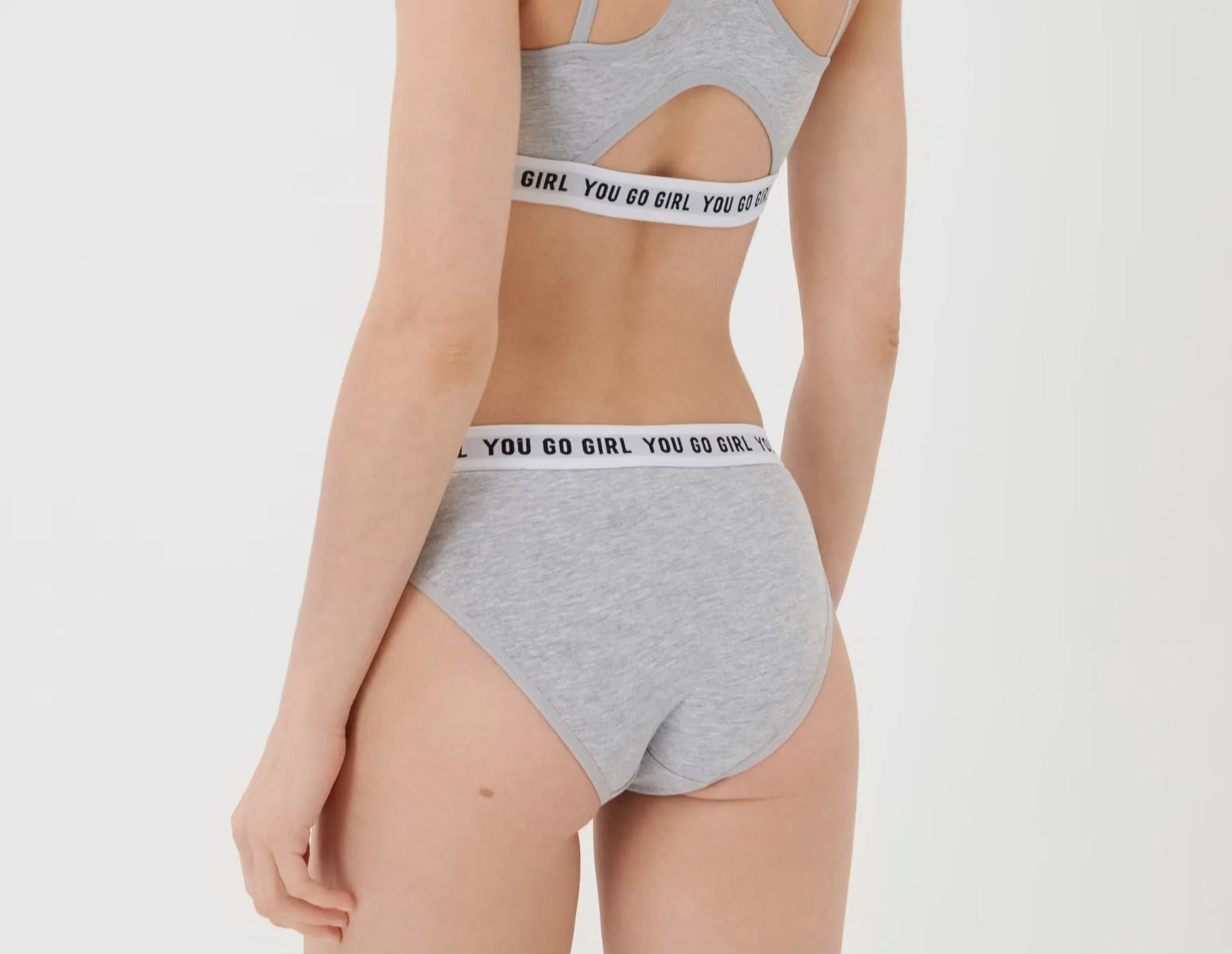 Womens Flexible Waistband Premium Cotton Bikini Panty