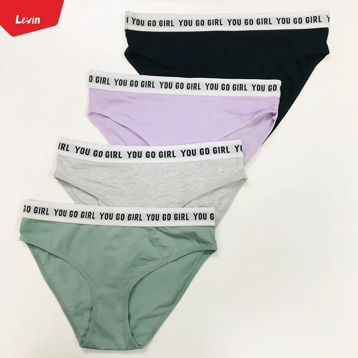 Womens Flexible Waistband Premium Cotton Bikini Panty